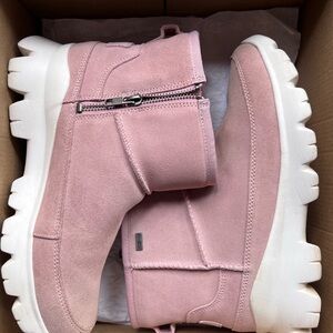 UGG Pink Suede Winter Boots